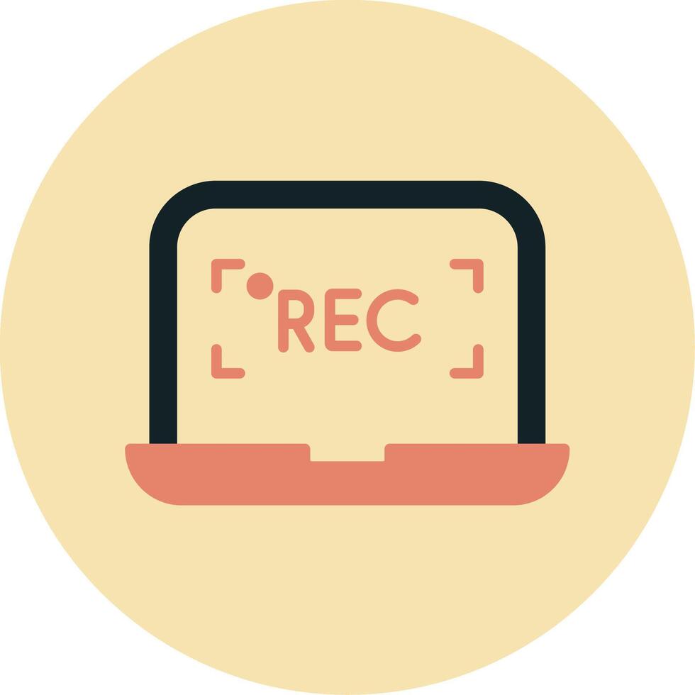 Recording Vecto Icon vector