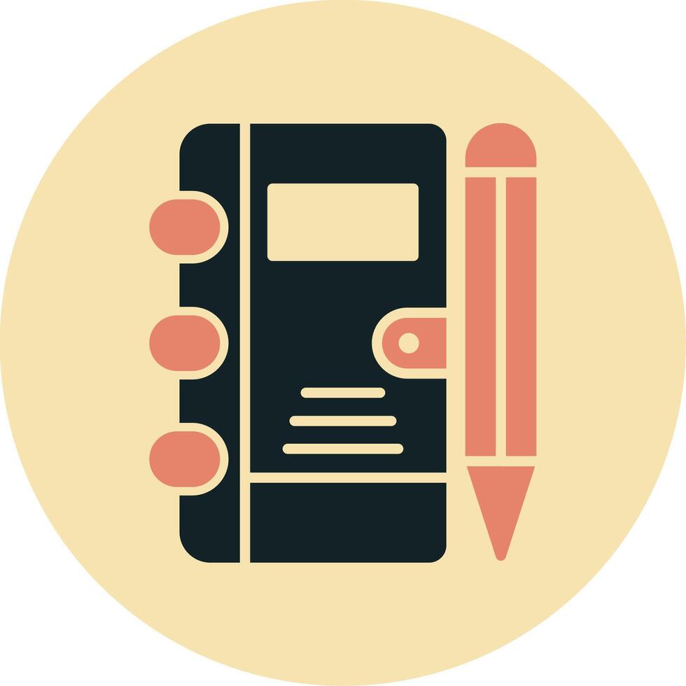 NoteBook Vecto Icon vector