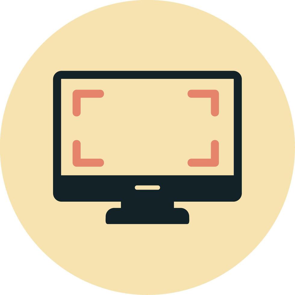 monitor vecto icono vector