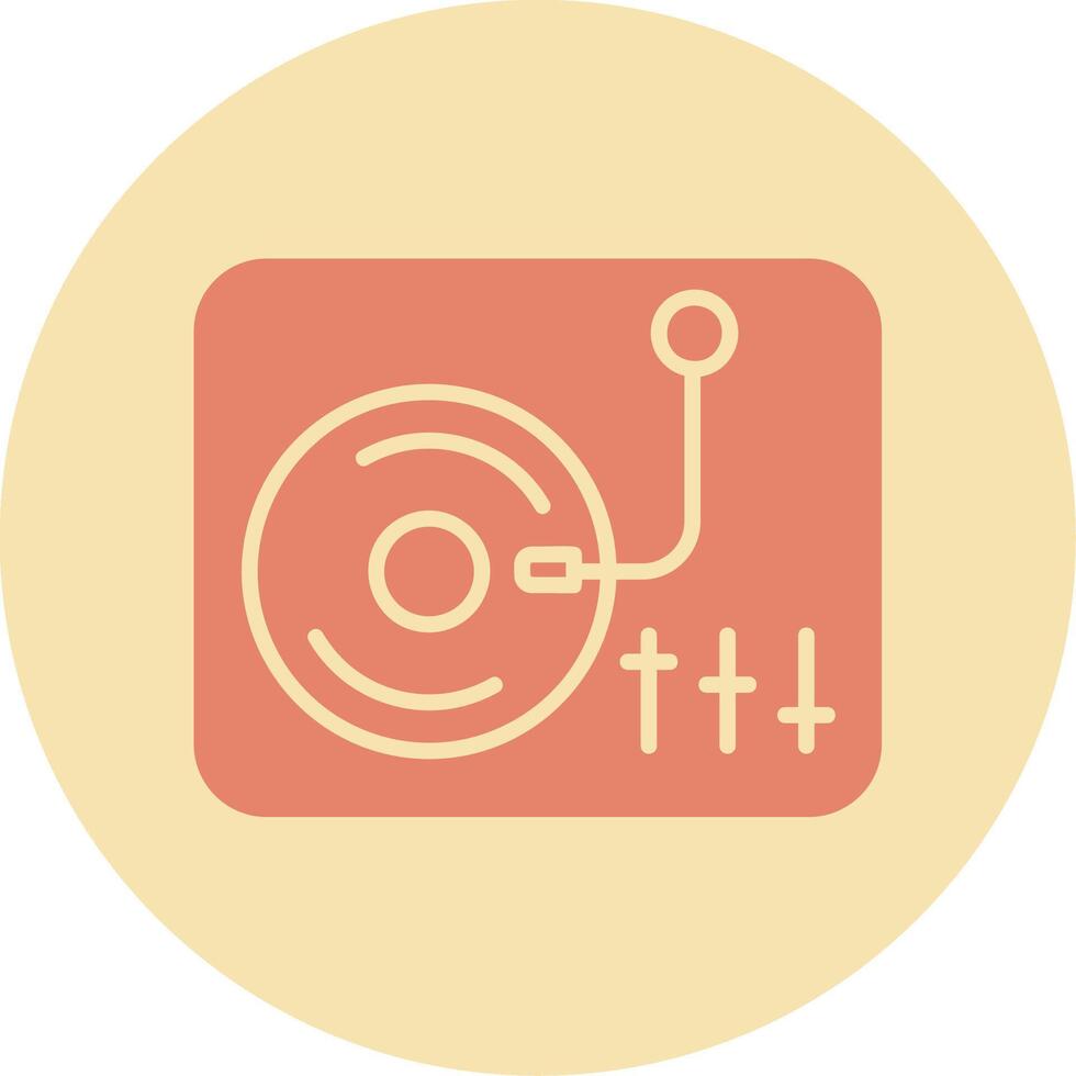 Turntable Vecto Icon vector