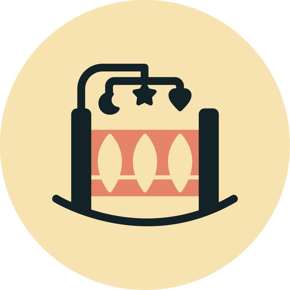 Crib Vecto Icon vector