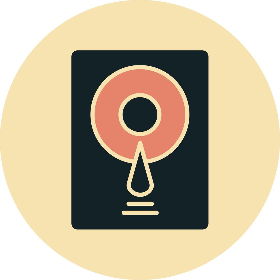 Hard Disk Vecto Icon vector