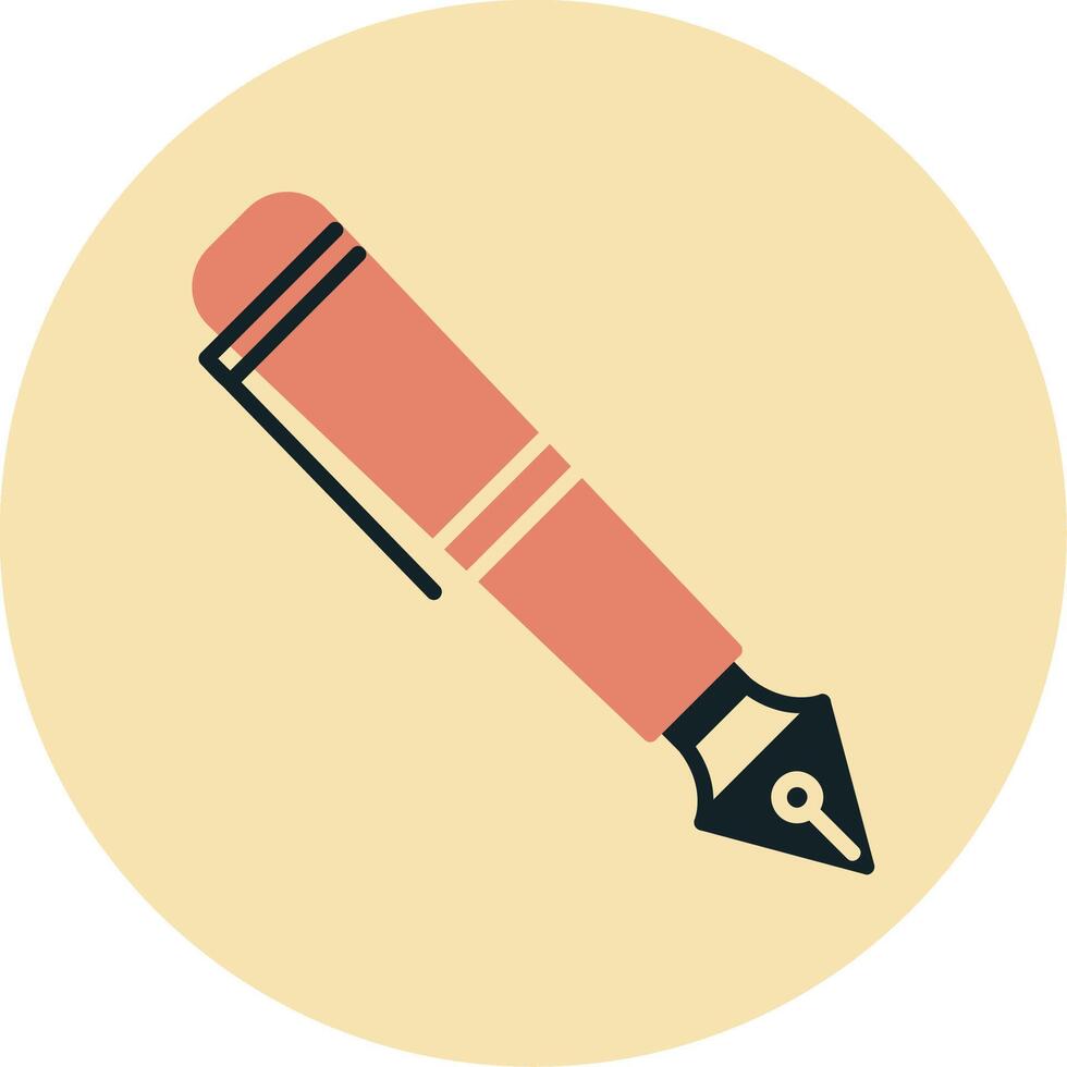 Fountain Pen Vecto Icon vector