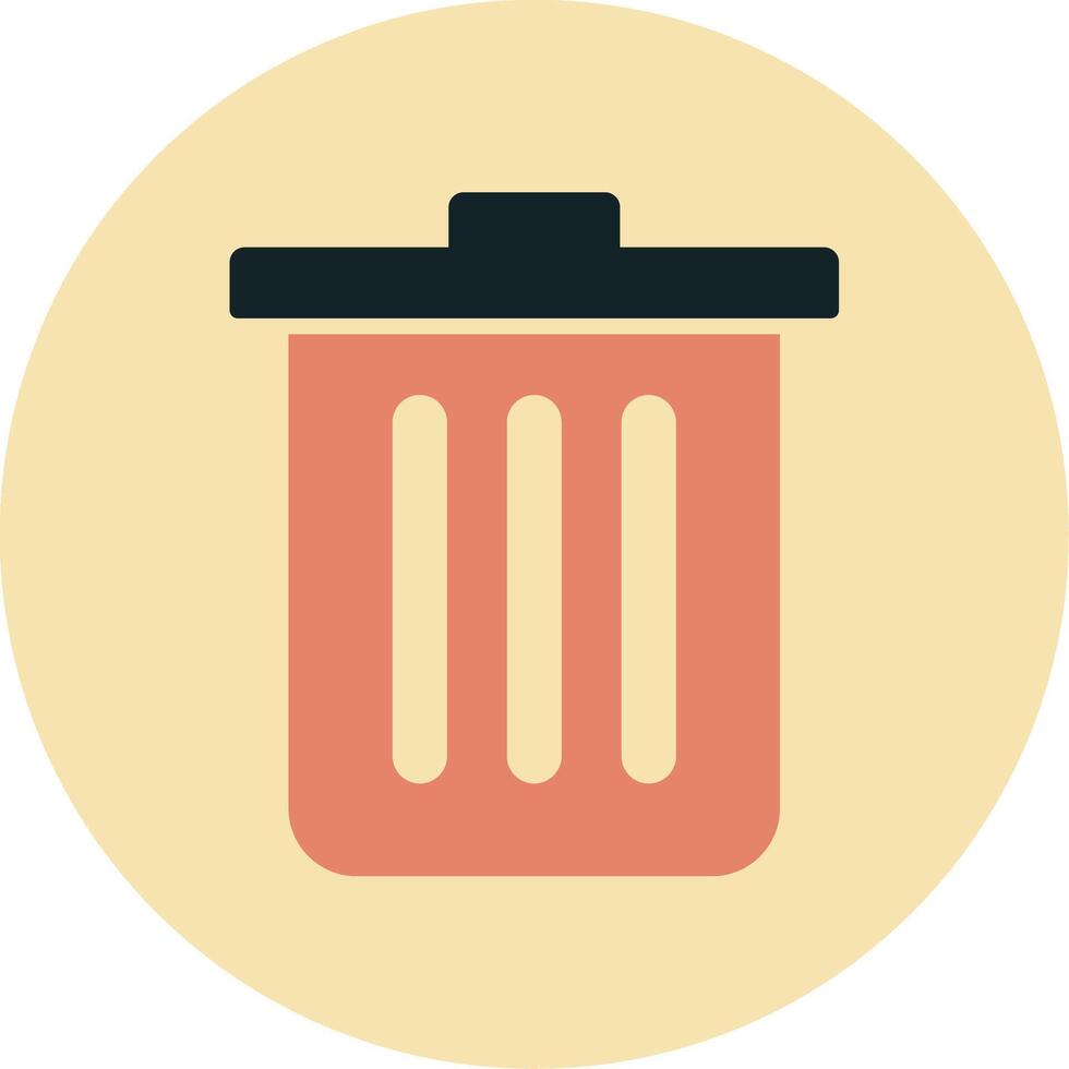 Dustbin Vecto Icon vector