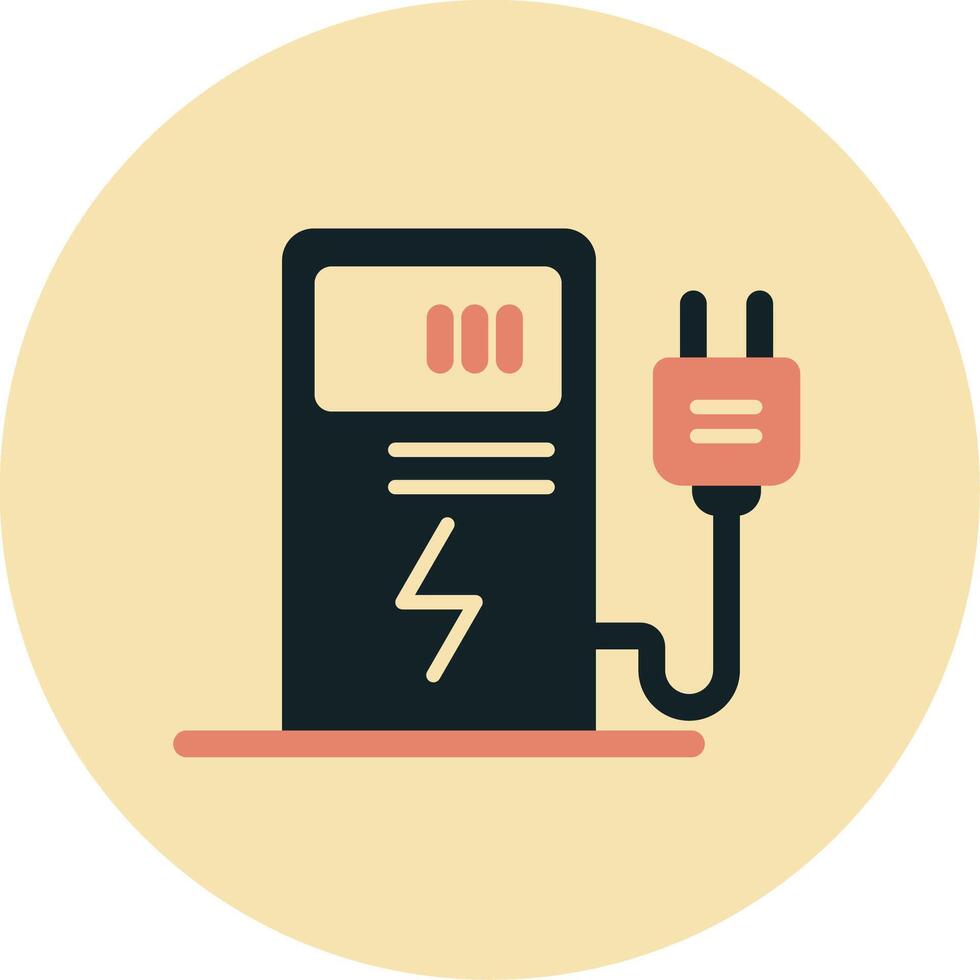 Electric Charge Vecto Icon vector