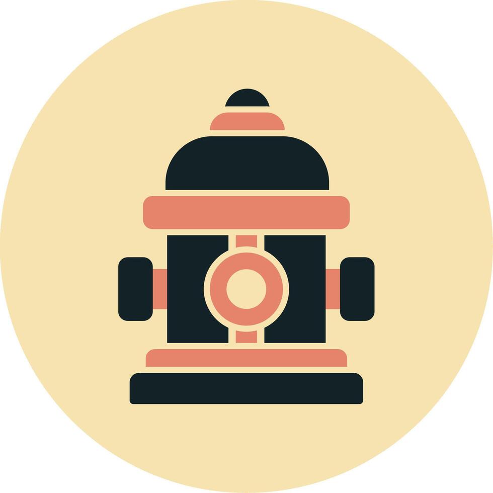 Fire Hydrant Vecto Icon vector