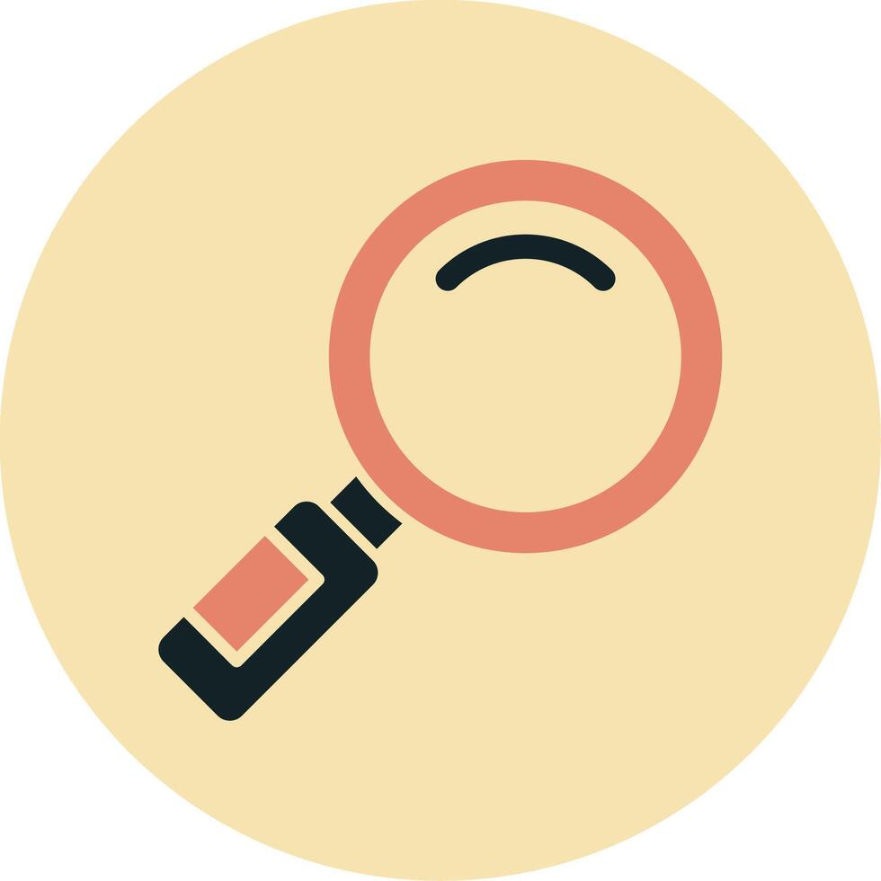 Magnifying Glass Vecto Icon vector