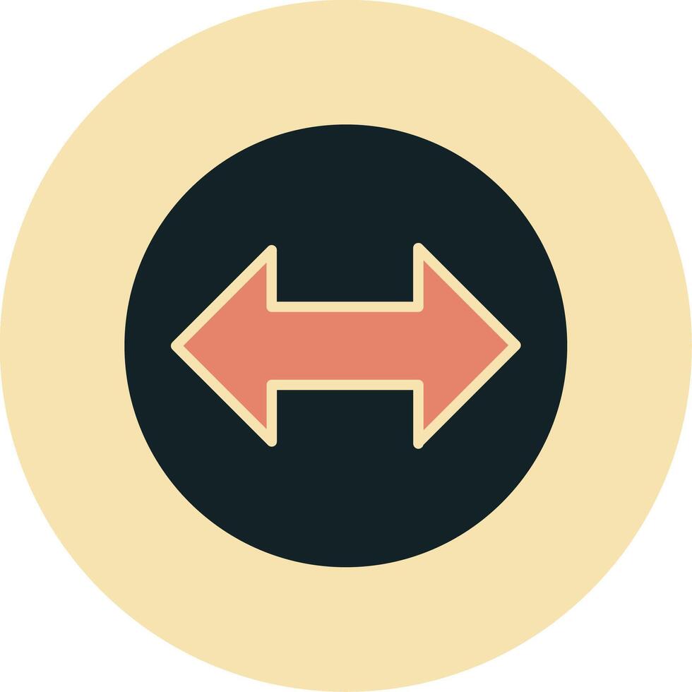 Two Arrows Vecto Icon vector