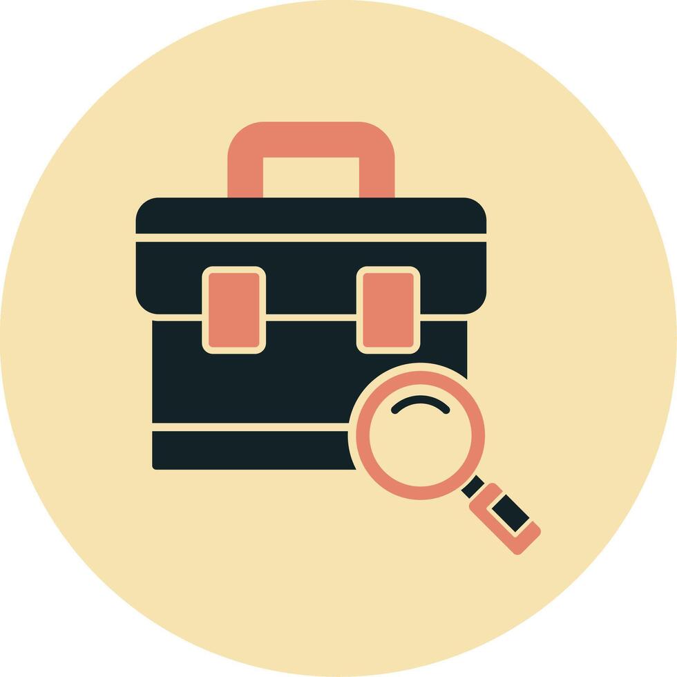 Jobs Search Vecto Icon vector