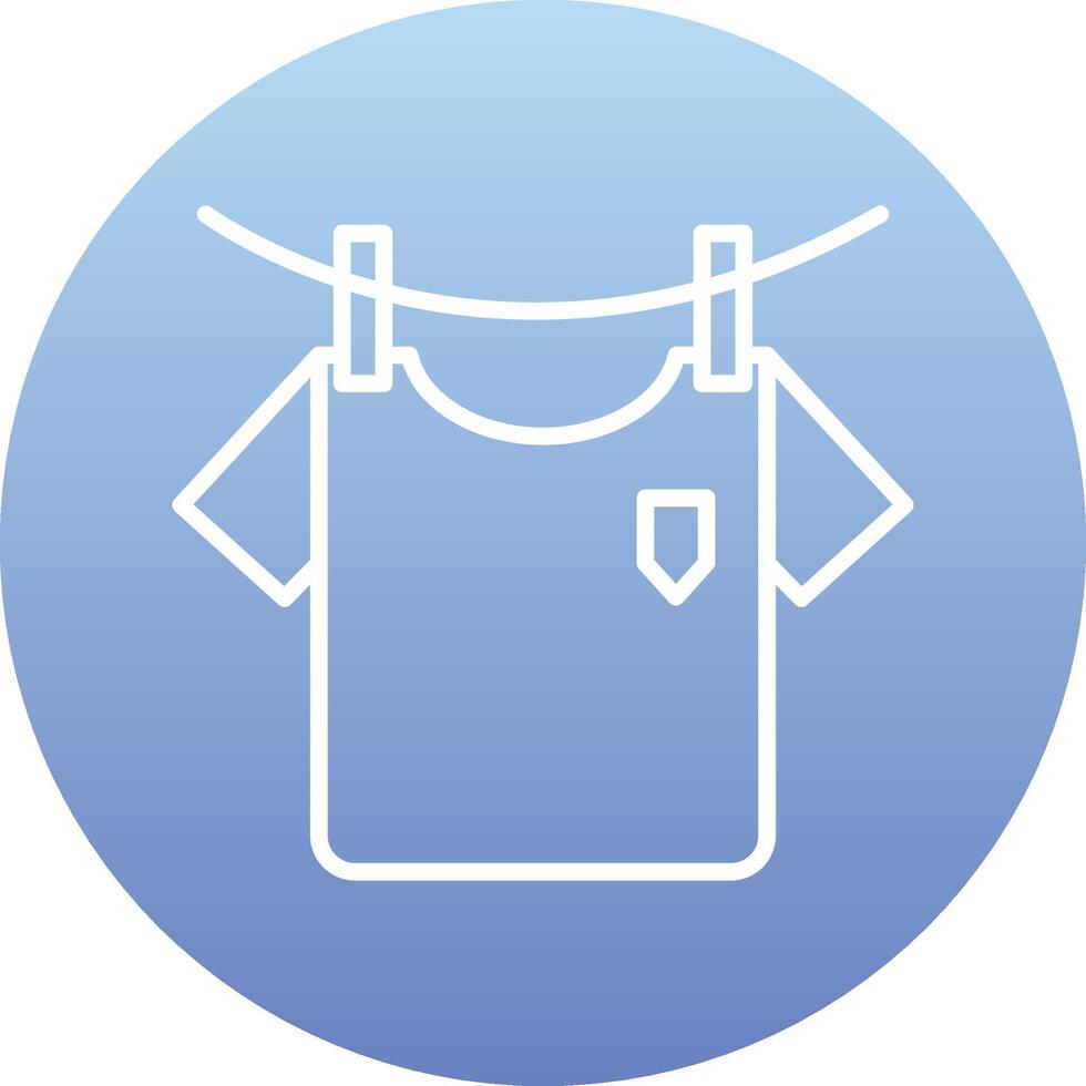 Washing Clothes Vecto Icon vector