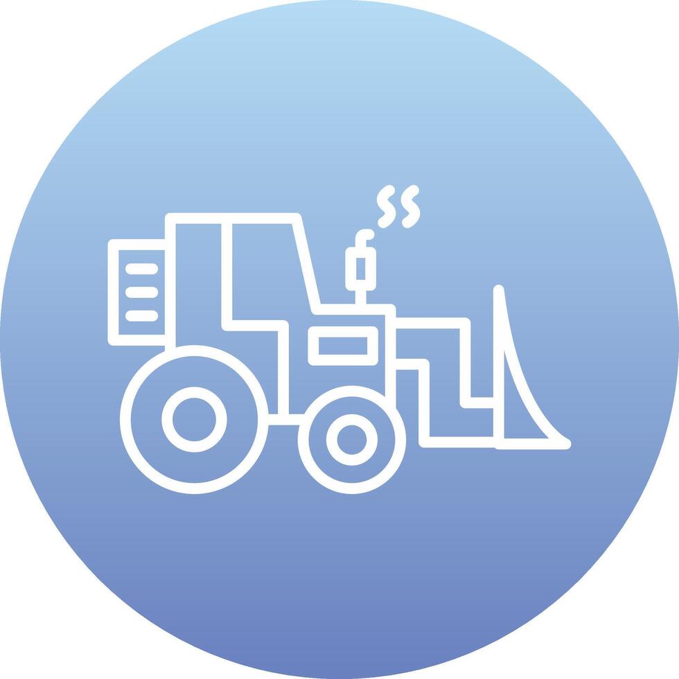 Bulldozer Vecto Icon vector