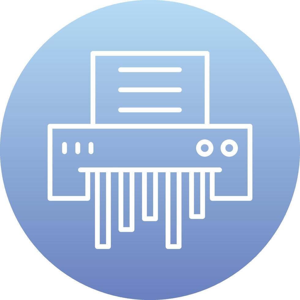 Paper Shredder Vecto Icon vector