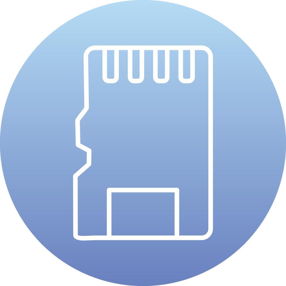 Sd Card Vecto Icon vector