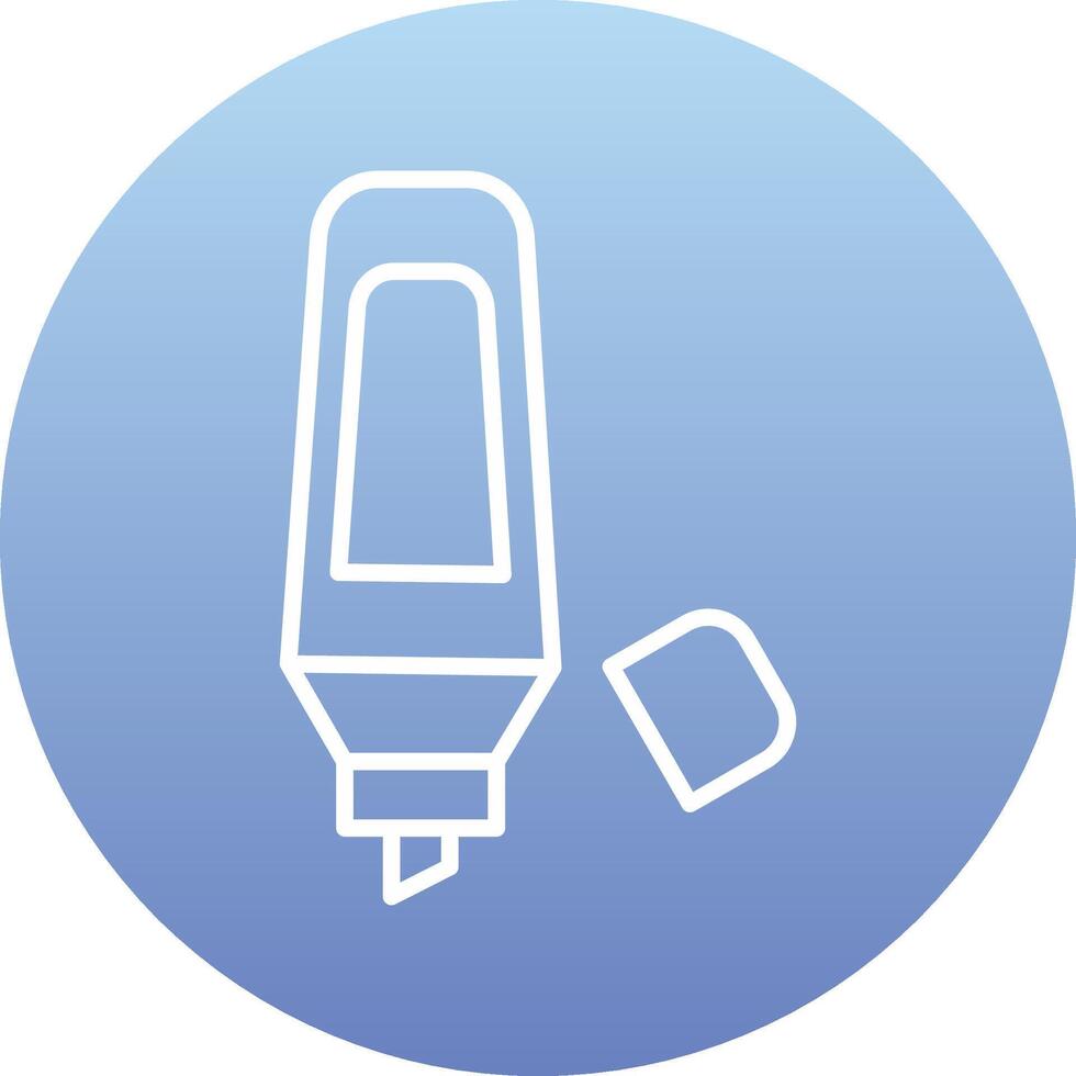 Highlighter Vecto Icon vector