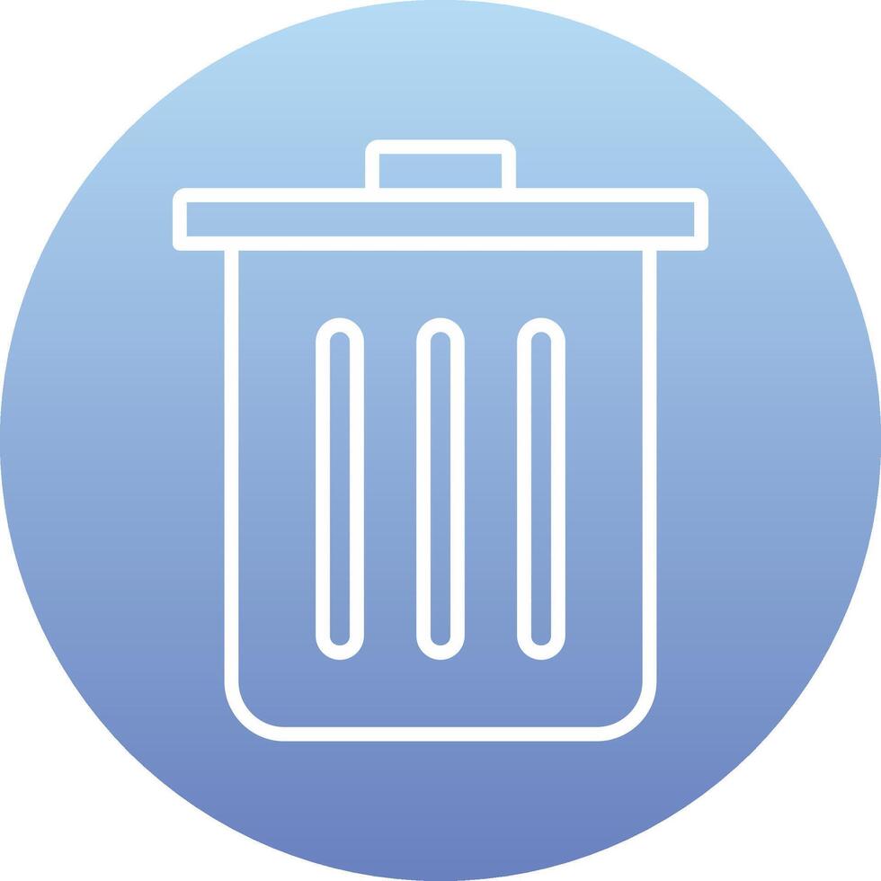 Dustbin Vecto Icon vector