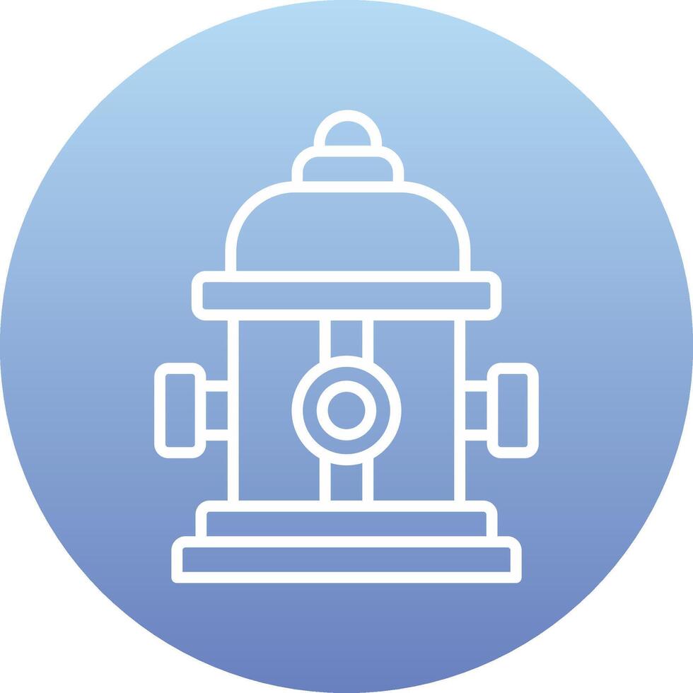 Fire Hydrant Vecto Icon vector