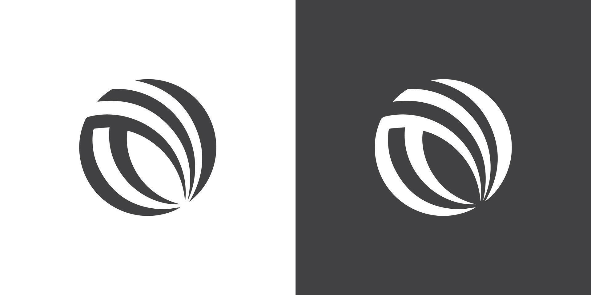 vector flat o logo template