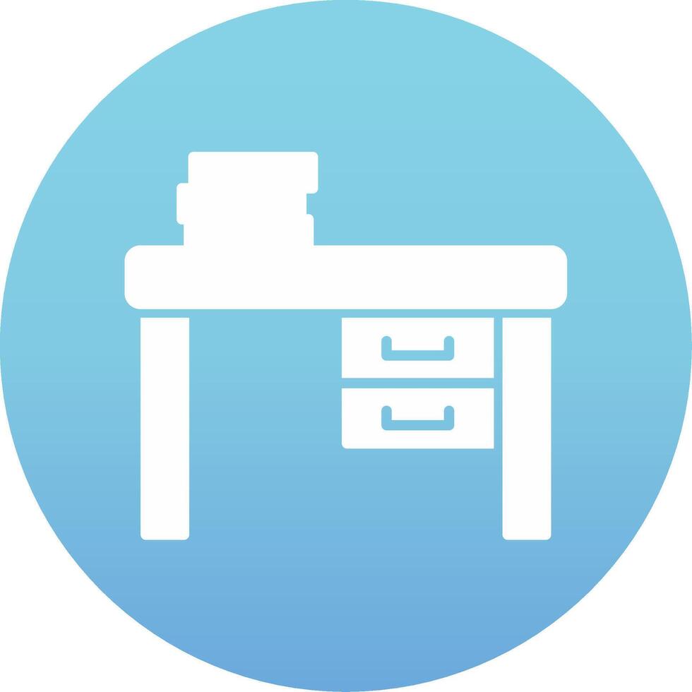 Work Desk Vecto Icon vector