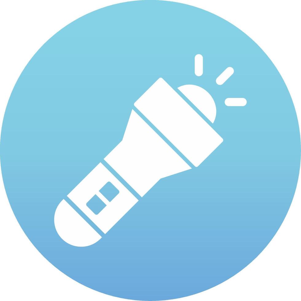 Flashlight Vecto Icon vector