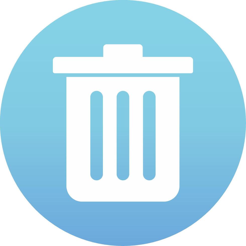 Dustbin Vecto Icon vector