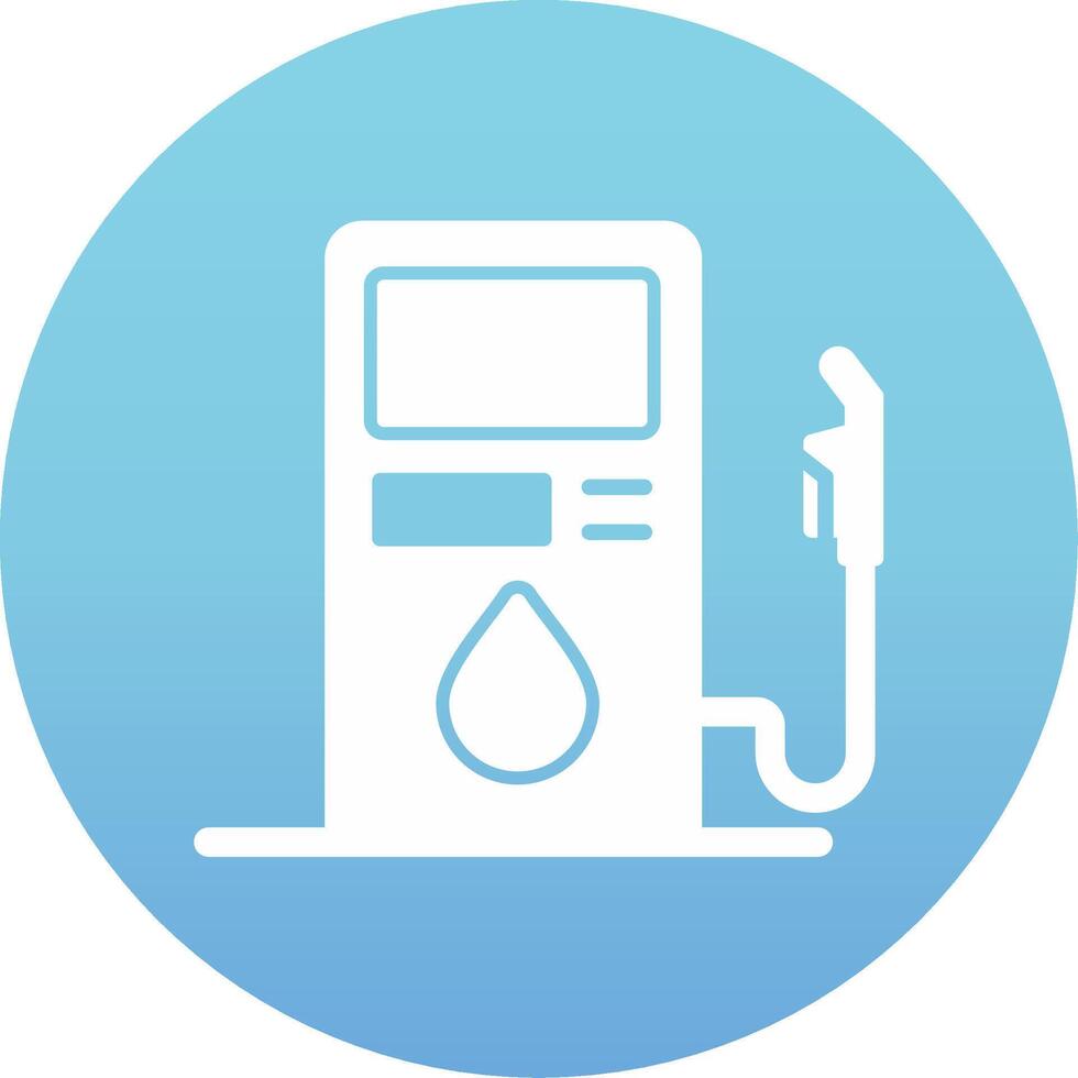 combustible estación vecto icono vector