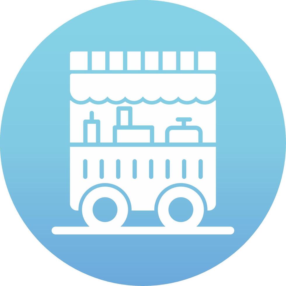 Food Cart Vecto Icon vector