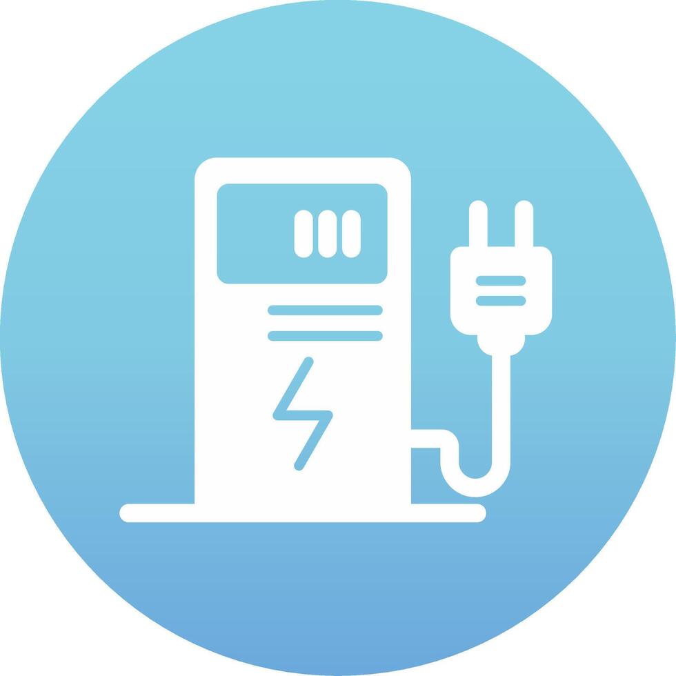 Electric Charge Vecto Icon vector
