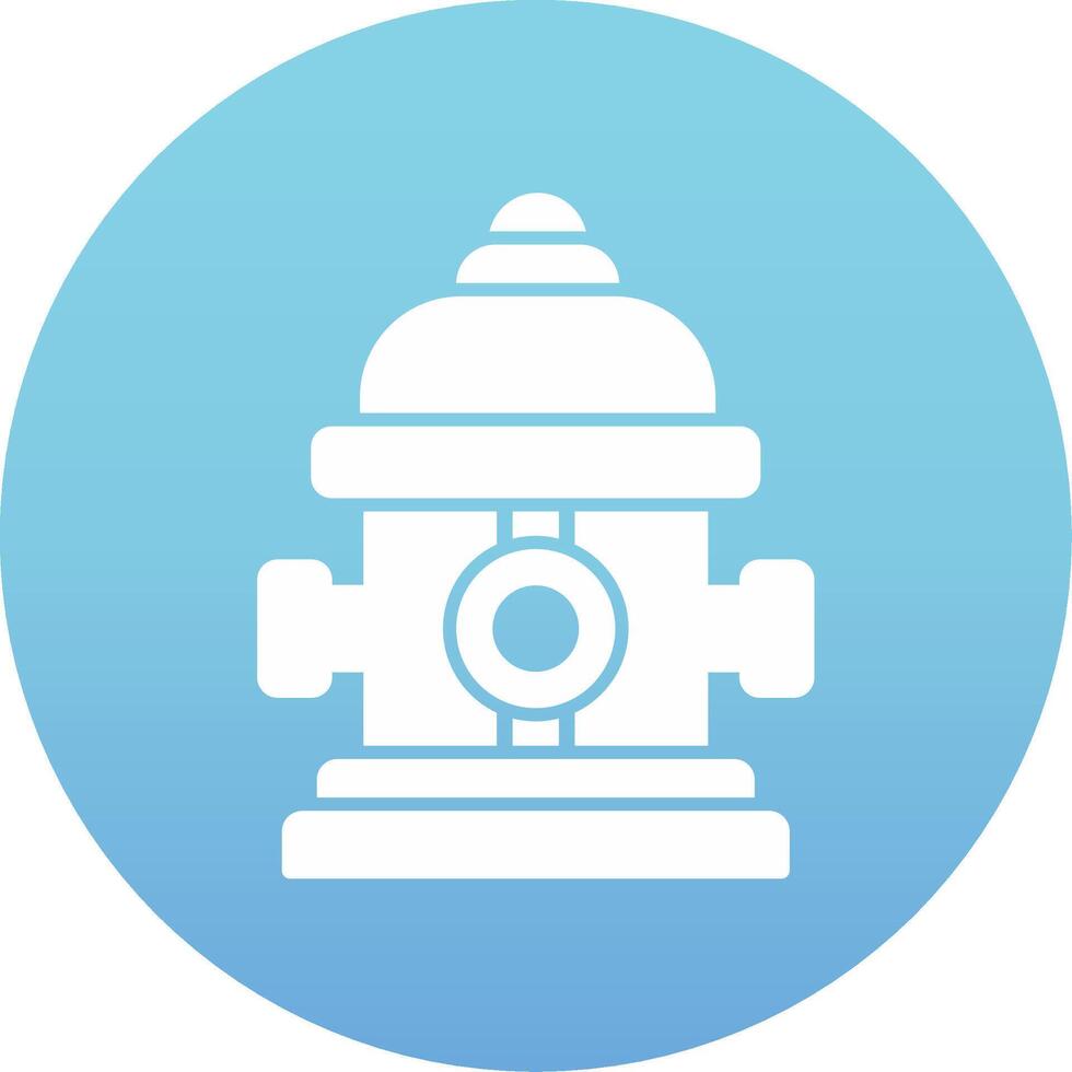 Fire Hydrant Vecto Icon vector