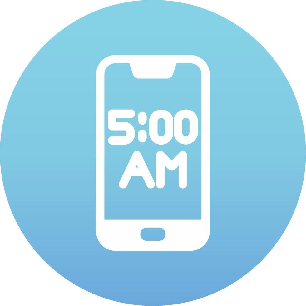 Smartphone Alarm Vecto Icon vector