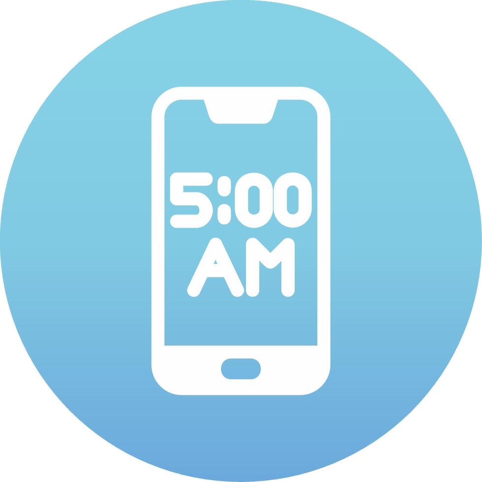 Smartphone Alarm Vecto Icon vector