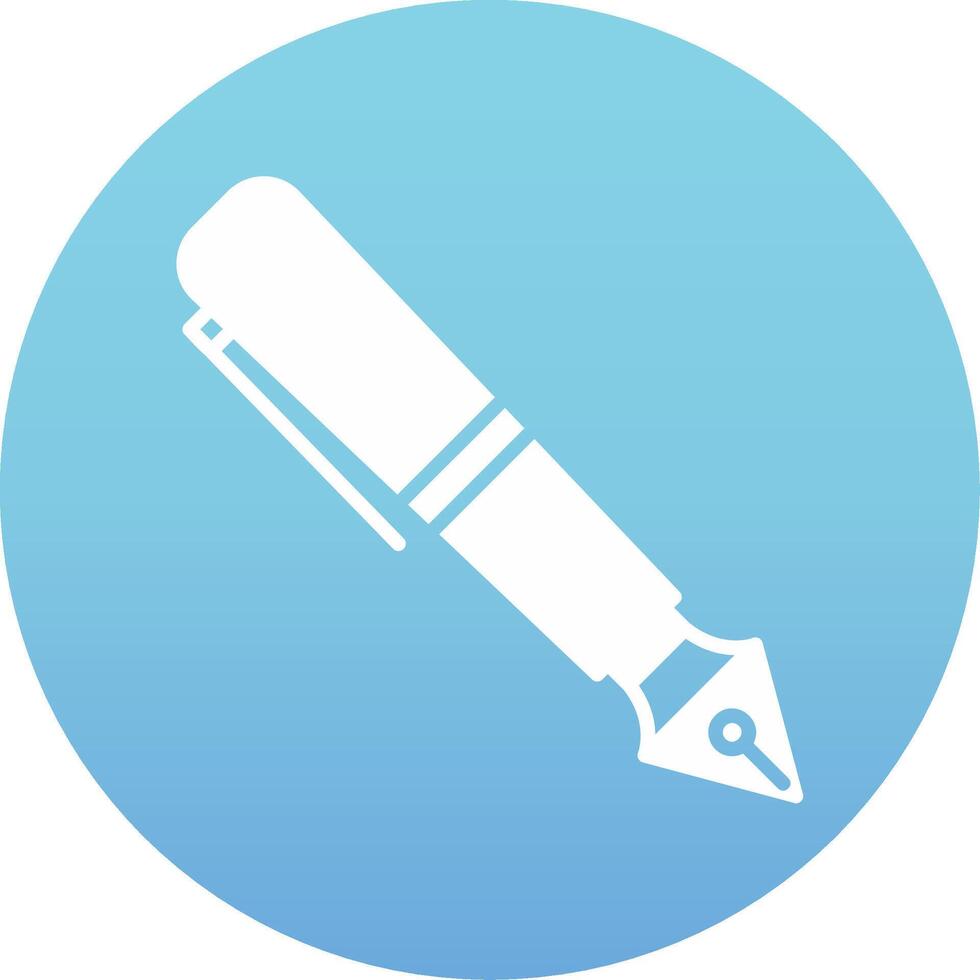Fountain Pen Vecto Icon vector