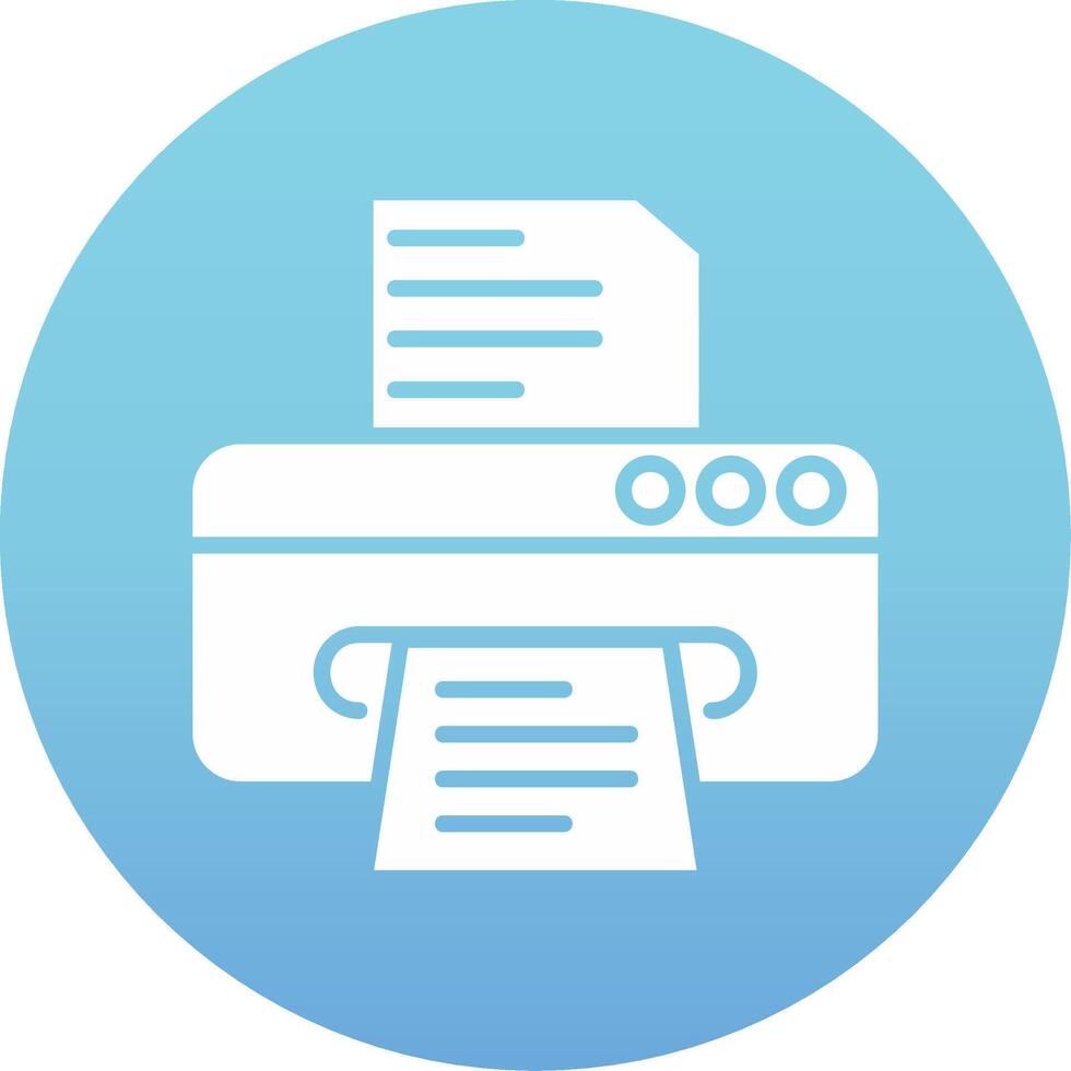 Printer Vecto Icon vector