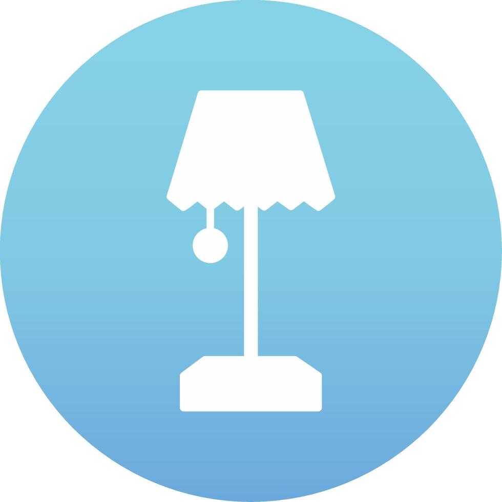 Table Lamp Vecto Icon vector