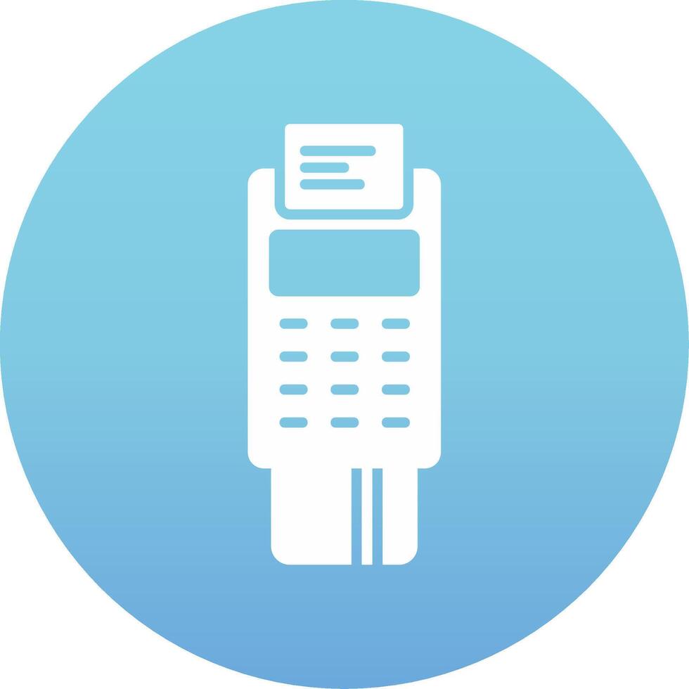 Pos Terminal Vecto Icon vector