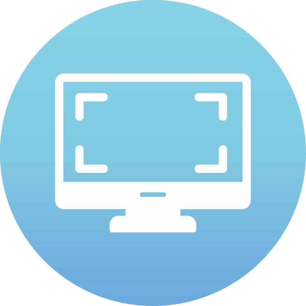 Monitor Vecto Icon vector