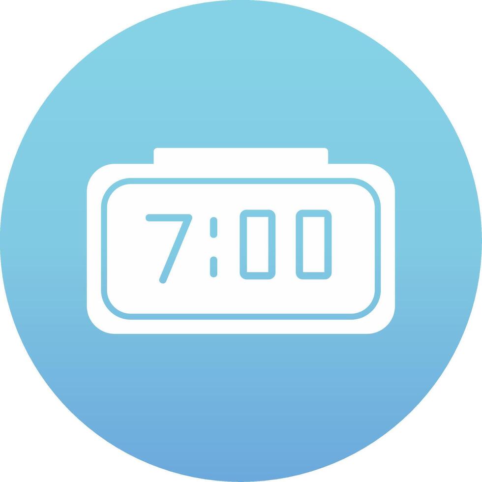 Digital Clock Vecto Icon vector