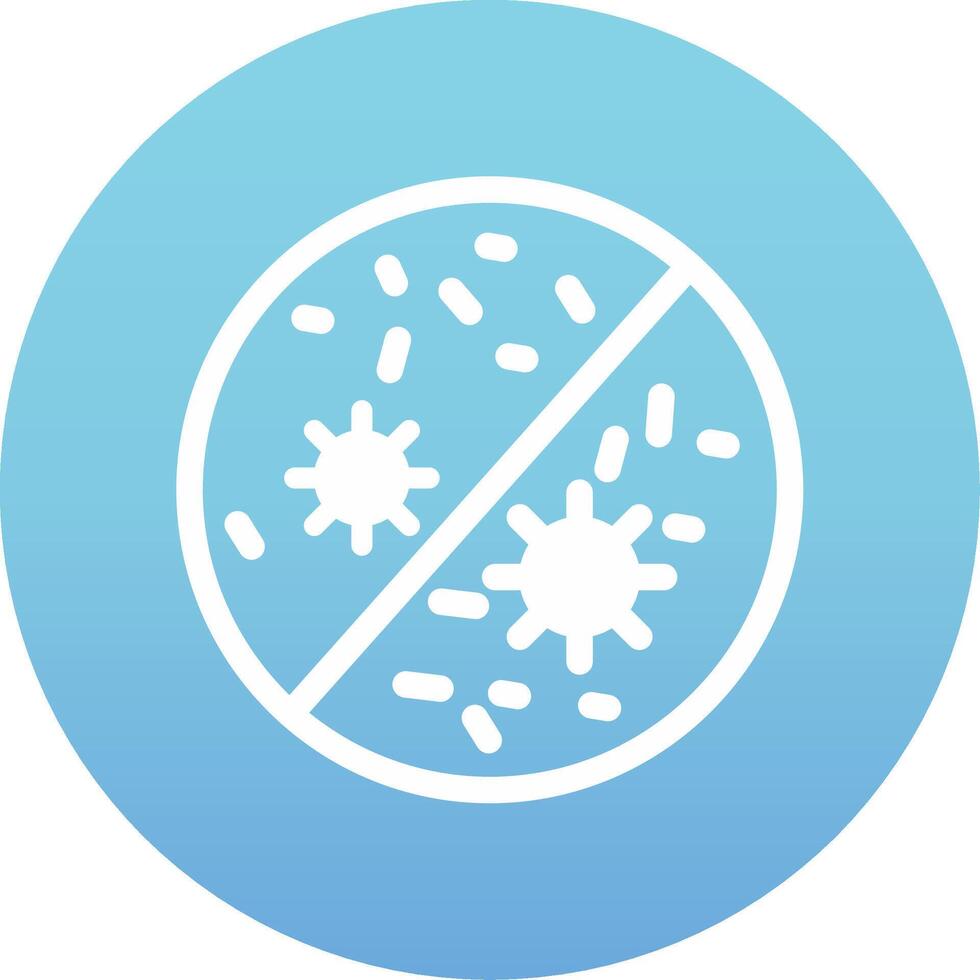 antibacteriano vecto icono vector