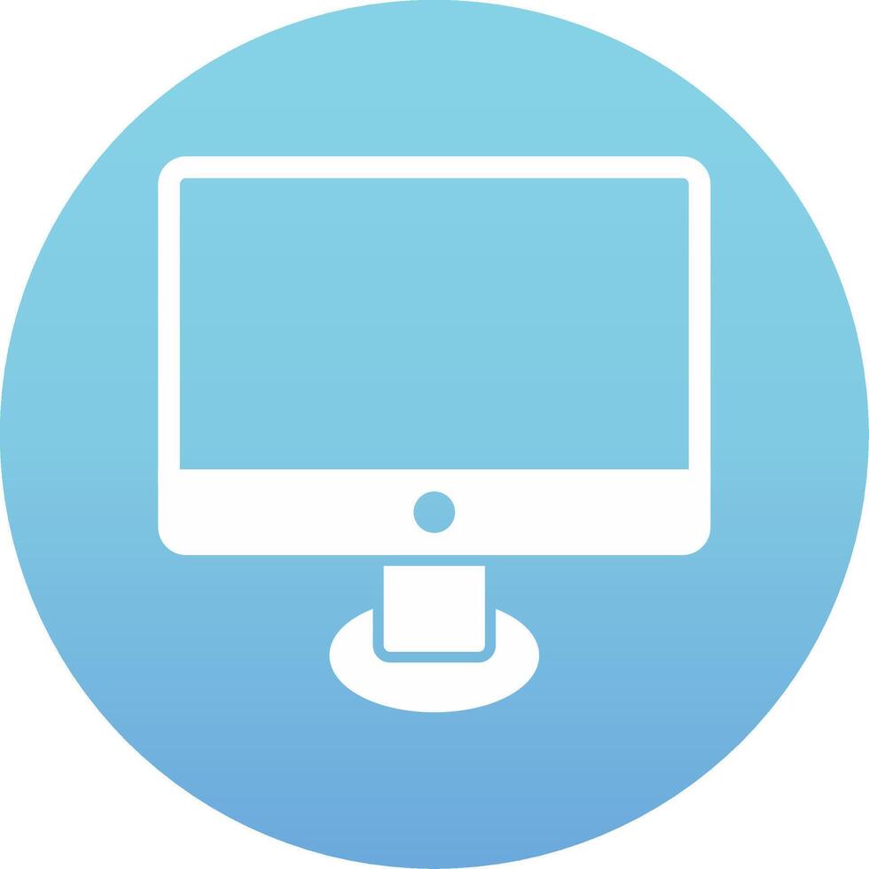 Moniter Screen Vecto Icon vector