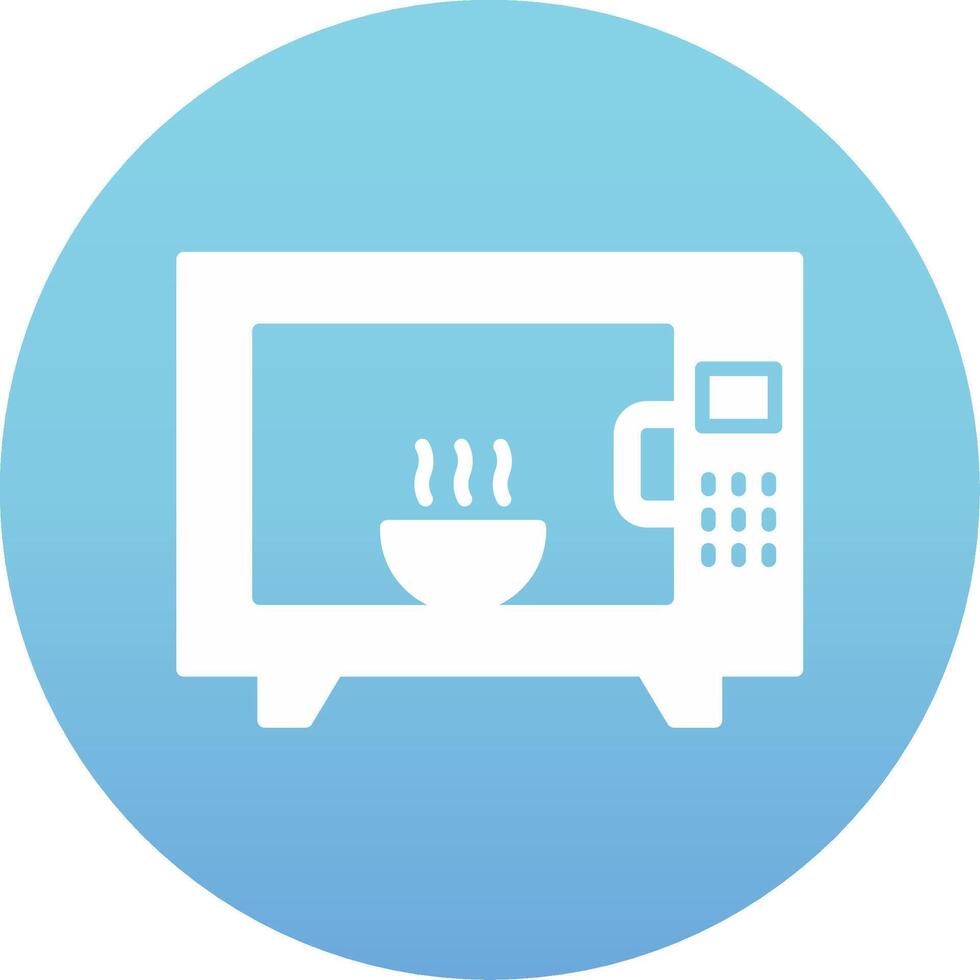 Microwave Oven Vecto Icon vector