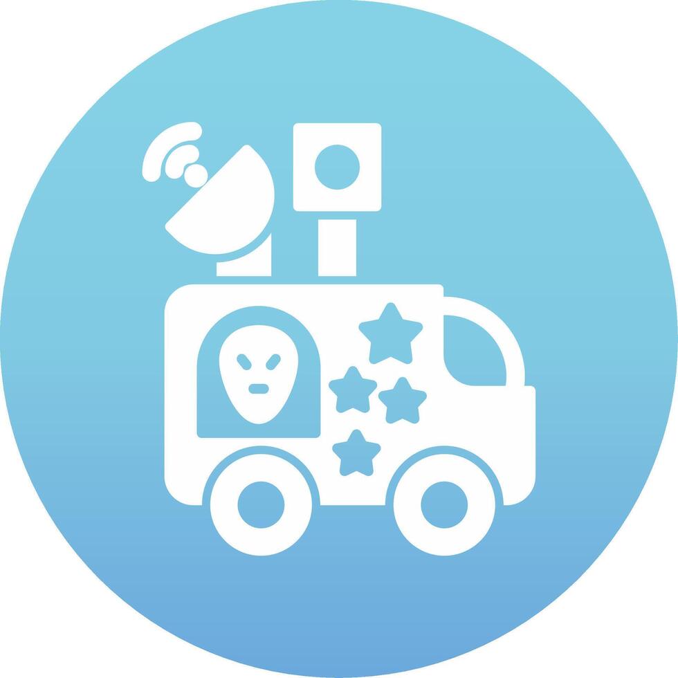 News Van Vecto Icon vector