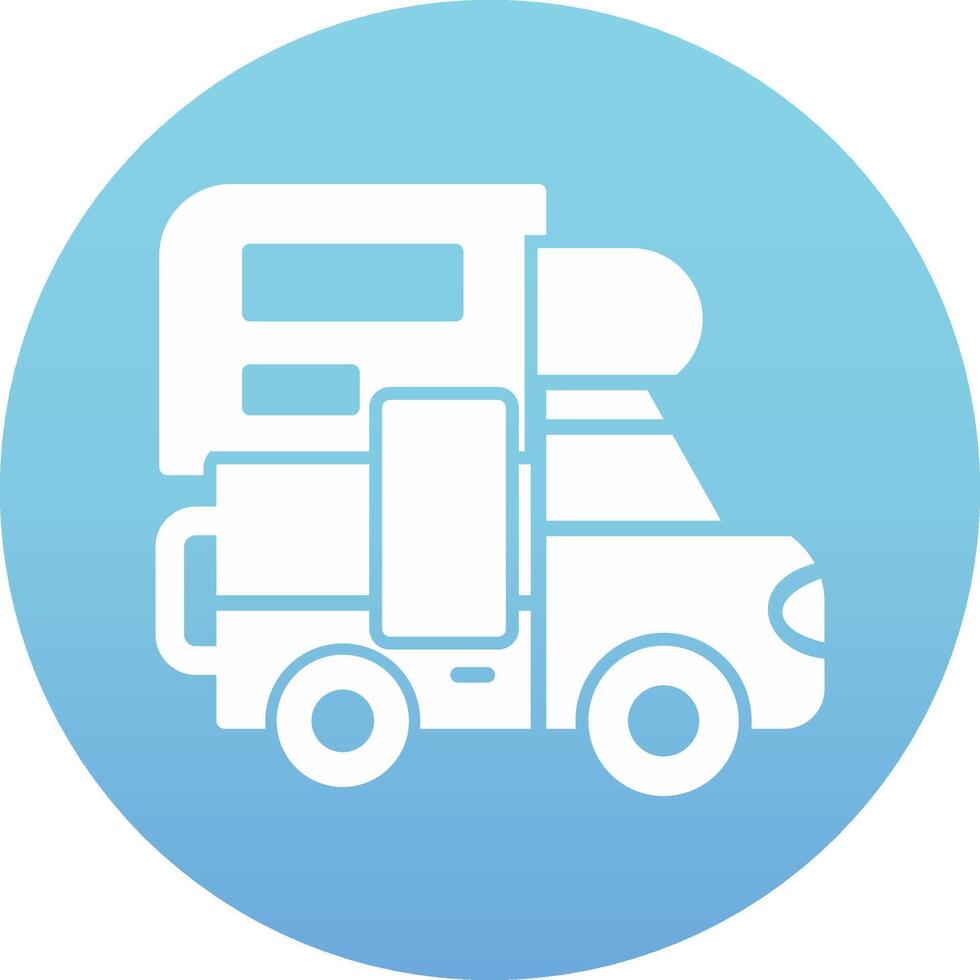 Camper Vecto Icon vector