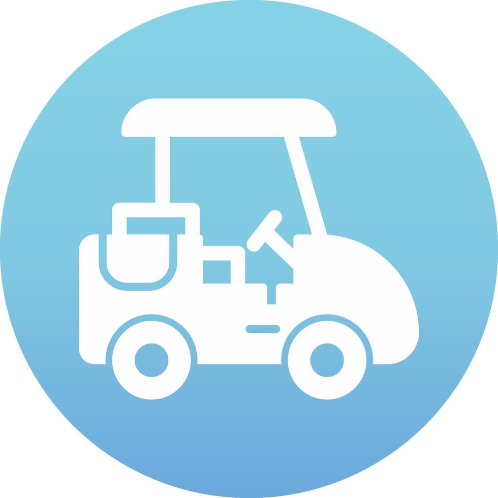 Golf Caddy Vecto Icon vector
