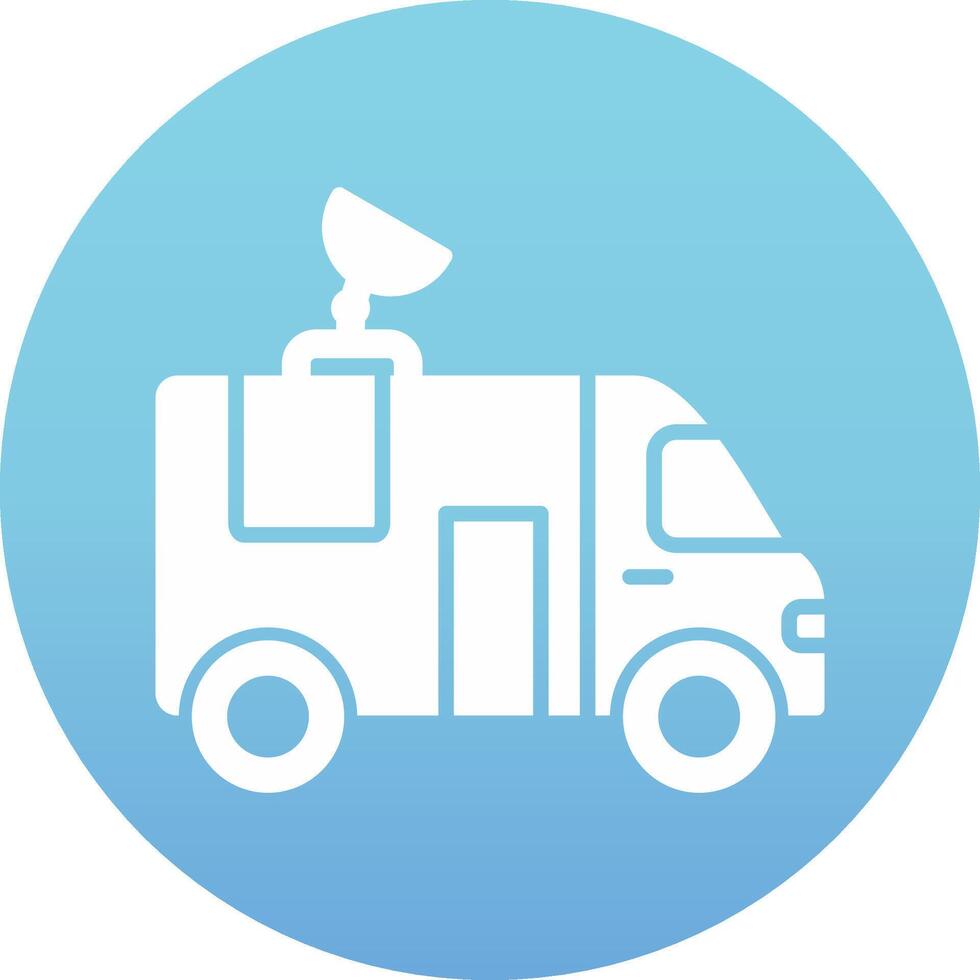 News Van Vecto Icon vector