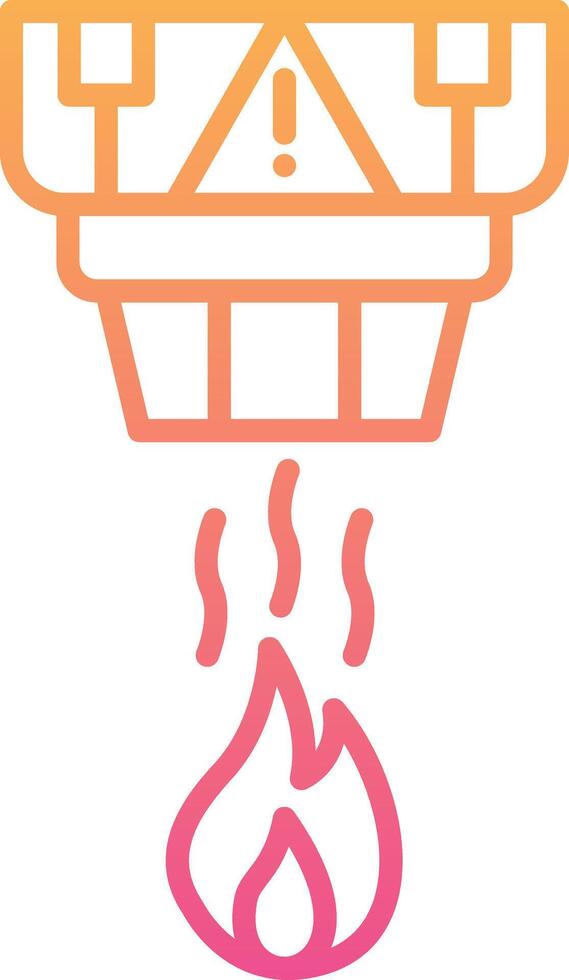 Smoke Detector Vecto Icon vector