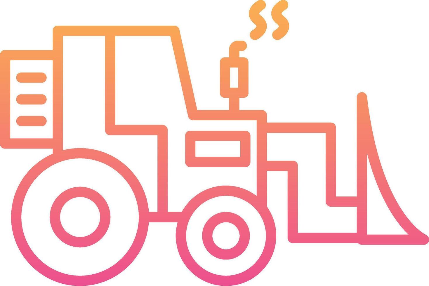 Bulldozer Vecto Icon vector