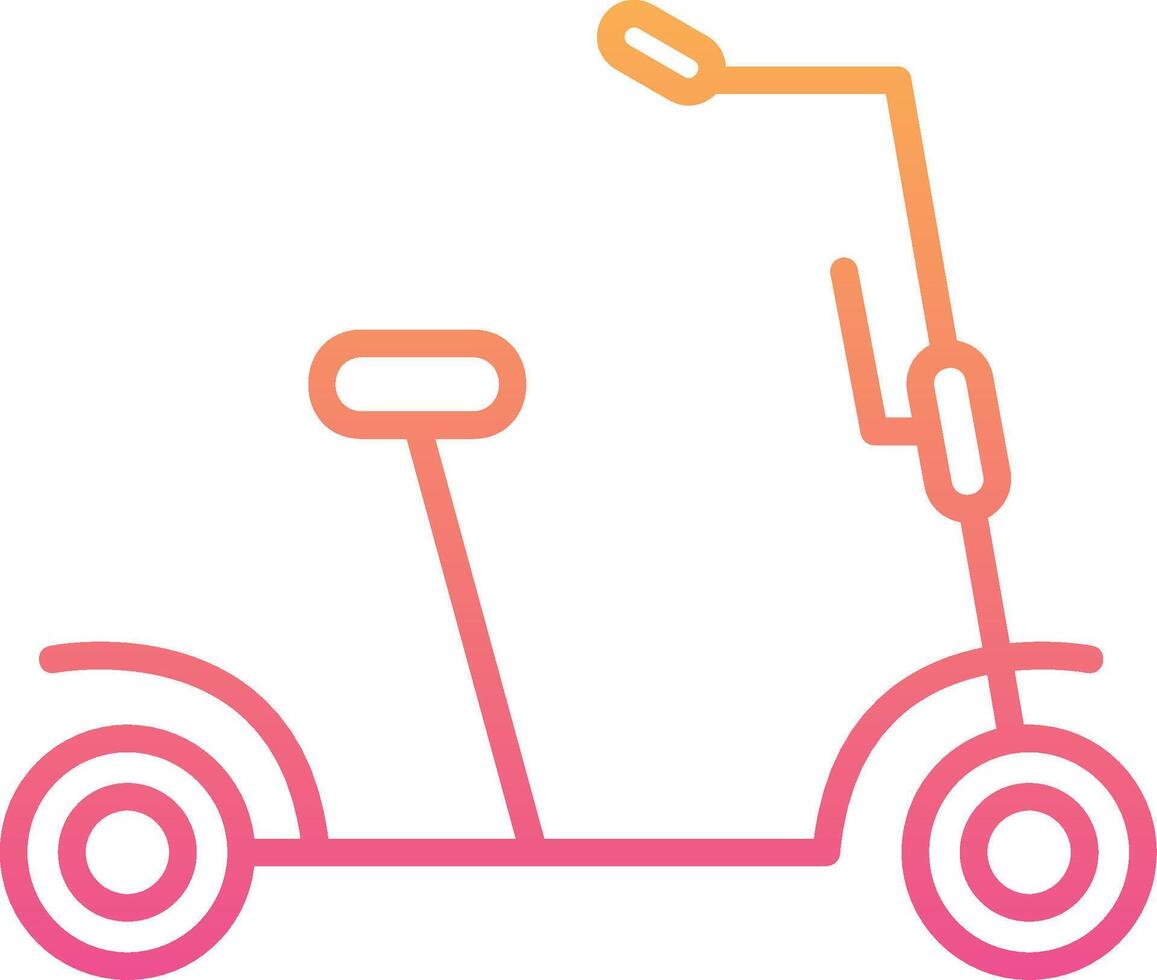 Kick Scooter Vecto Icon vector