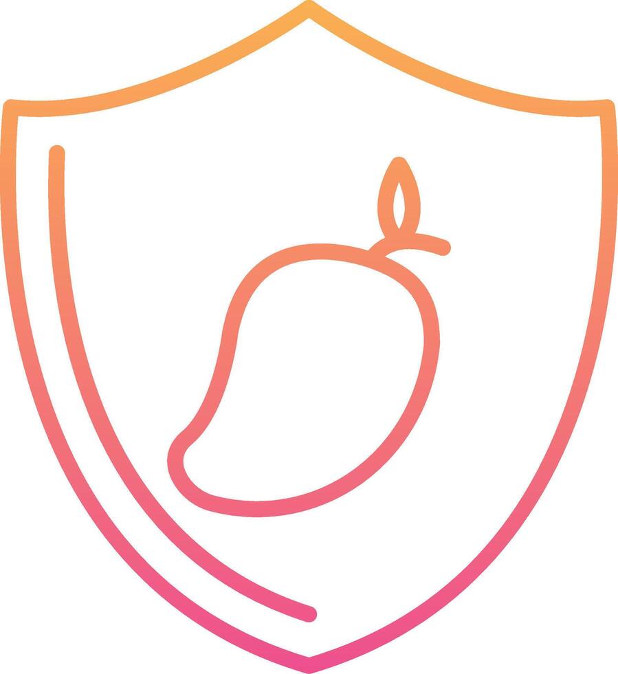 Food Shield Vecto Icon vector