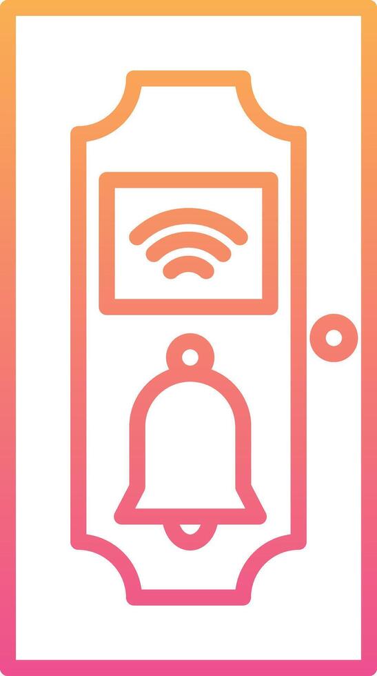 Door Bell Vecto Icon vector