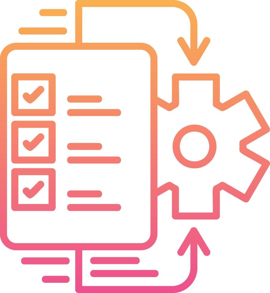 Workflow Vecto Icon vector