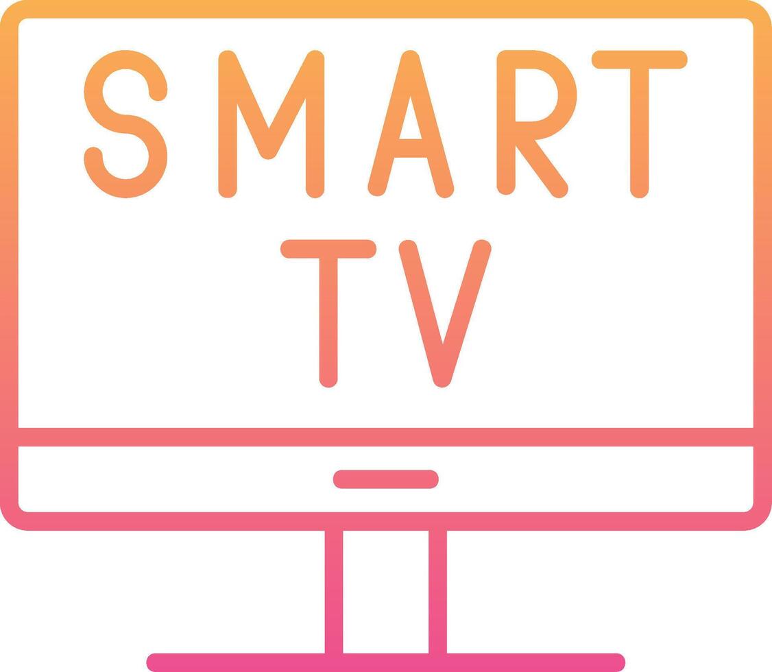 Smart Tv Vecto Icon vector